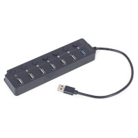 Gembird I/O HUB USB3 7PORT/UHB-U3P1U2P6P-01 GEMBIRD