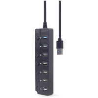 Gembird I/O HUB USB3 7PORT/UHB-U3P1U2P6P-01 GEMBIRD