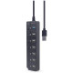 Gembird I/O HUB USB3 7PORT/UHB-U3P1U2P6P-01 GEMBIRD