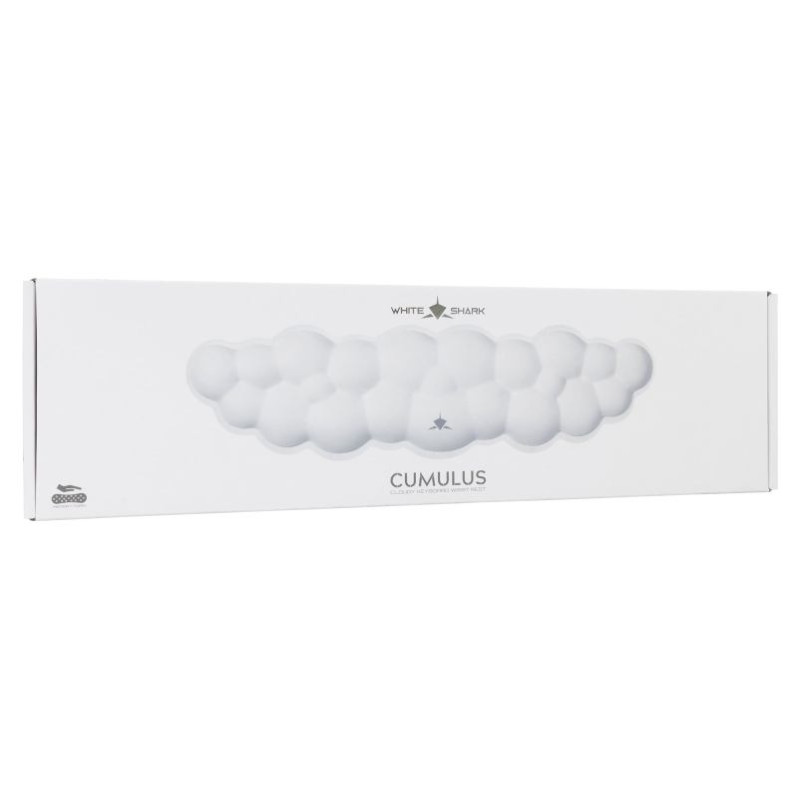 White Shark KP-012 Cumulus Cloudy Keyboard Wrist Rest White