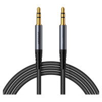 Joyroom stereo audio cable AUX 3.5 mm mini jack 1.2m black (SY-A08)