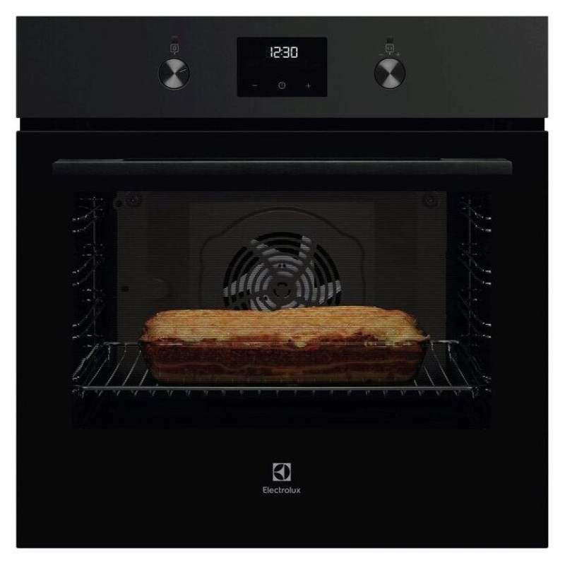 Electrolux cepe&scaron;krāsns 600 SurroundCook (iebūv.), 72l, melna - KOFGF70TH