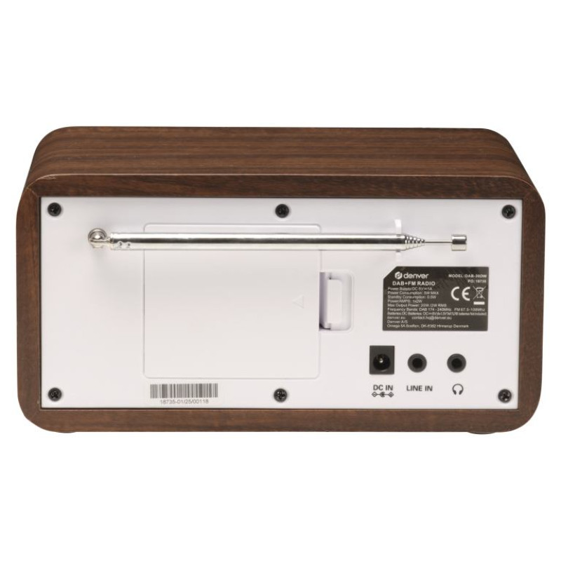 Denver DAB-30DW Dark Wood