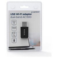 Gembird WRL ADAPTER 1300MBPS USB/DUALBAND WNP-UA1300-03 GEMBIRD