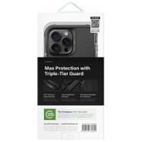 Uniq Combat iPhone 16 Pro Max 6.9" case Magclick Charging black/carbon black