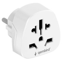Gembird POWER ADAPTER AC WORLD TO EU/15A A-AC-EUMINTF GEMBIRD