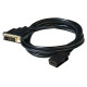 Club3D CABLE DVI-D TO HDMI 2M/M/F CAC-1211 CLUB3D