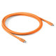 Club3D CABLE USB-C TO USB-C 2M/M/M ORANGE CAC-3000 CLUB3D