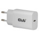 Club3D MOBILE CHARGER WALL USB-C/2PACK 30W WH CAC-3020 CLUB3D