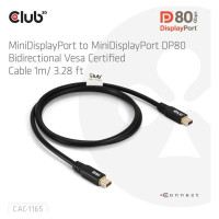 Club3D CABLE MINI DP TO MINI DP 1M/M/M CAC-1165 CLUB3D