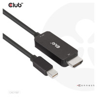 Club3D CABLE MINIDP TO HDMI 1.8M/M/M CAC-1187 CLUB3D
