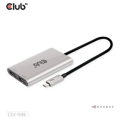 Club3D I/O ADAPTER THUNDERBOLT TO DP/CSV-1586 CLUB3D