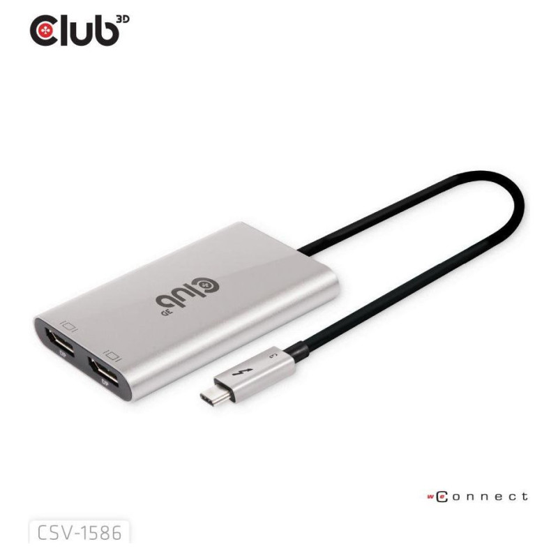 Club3D I/O ADAPTER THUNDERBOLT TO DP/CSV-1586 CLUB3D