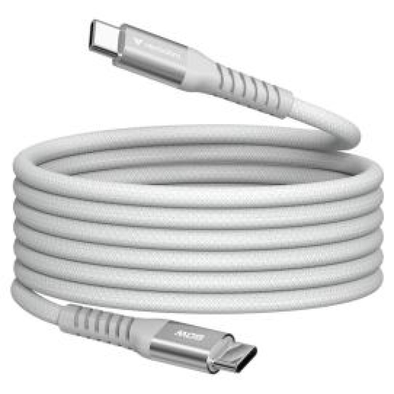 Verbatim Kabelis Verbatim Sync & Charge Magnetic Type-C  60W 120cm Grey