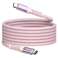 Verbatim Kabelis Verbatim Sync & Charge Magnetic Type-C  100W 120cm Pink