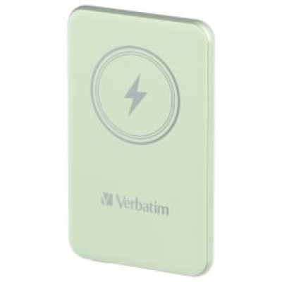 Verbatim Enerģijas krātuve Verbatim Charge n Go 5000mAh Magnetic Wireless Charge Green 20W