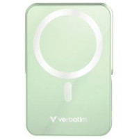 Verbatim Enerģijas krātuve Verbatim Charge n Go 10000mAh Magnetic Wireless Charge Green ar Statīvu