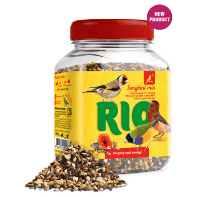 Mealberry RIO Songbird mix 240 g - papildbarība dekoratīvajiem putniem