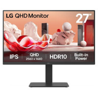 LG LCD Monitor|LG|27 "|2560 x 1440 pixels|Quad HD|Native aspect ratio 16:9|LCD|Flat|27BA54QB-B