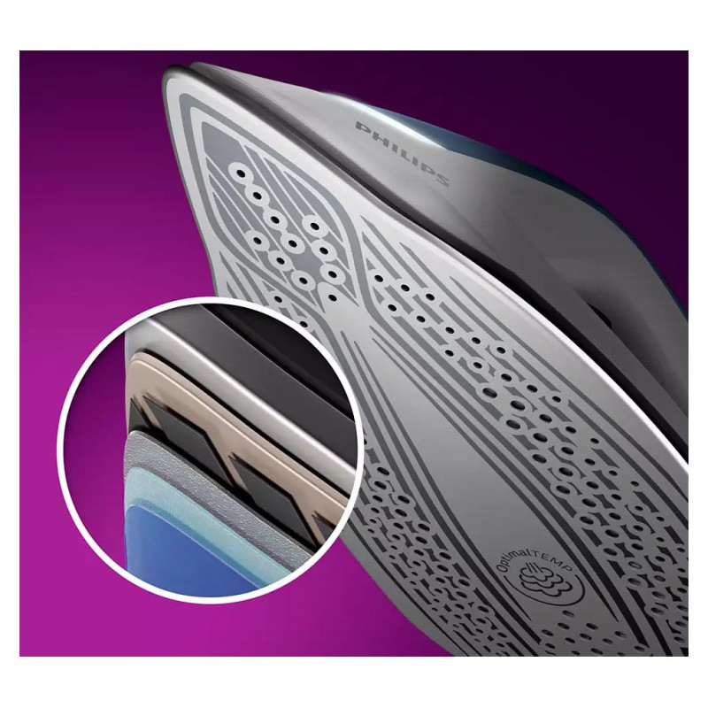 Philips Perfect Care tvaika ģeneratora gludeklis, (zils) - PSG8030/20