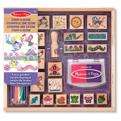 Melissa & Doug playset Stamp-a-Scene-Fairy Garden