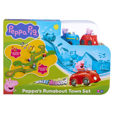Peppa Pig Whizz Around Peppas dienas izbrauciens rotaļu komplekts