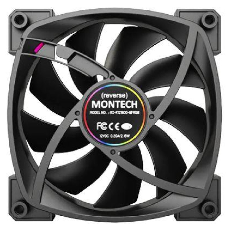 Montech CASE FAN 120MM/RX120 PWM BLACK 3 IN 1 MONTECH