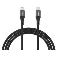 Dudao L3CL USB-C - Lightning 30W Braided Cable 1.2m - Black