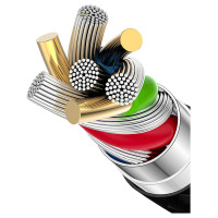 Dudao L3CL USB-C - Lightning 30W Braided Cable 1.2m - Black