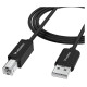 Wozinsky WKDDY3S USB-B - USB-A 480Mb/s Cable 2m - Black