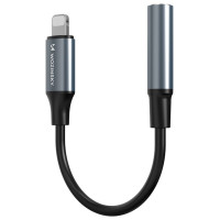 Wozinsky WALJ-01 Lightning adapter - 3.5mm mini jack - black
