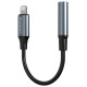 Wozinsky WALJ-01 Lightning adapter - 3.5mm mini jack - black