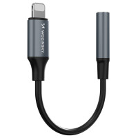 Wozinsky WALJ-01 Lightning adapter - 3.5mm mini jack - black