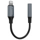 Wozinsky WALJ-01 Lightning adapter - 3.5mm mini jack - black