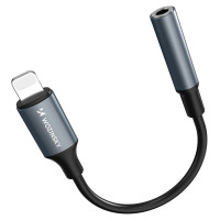 Wozinsky WALJ-01 Lightning adapter - 3.5mm mini jack - black