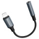 Wozinsky WALJ-01 Lightning adapter - 3.5mm mini jack - black