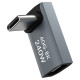 Wozinsky Przejściówka kątowa Wozinsky WPKF-01 USB-C - USB-C 40Gb/s 240W 8K OTG - szara
