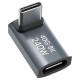 Wozinsky Przejściówka kątowa Wozinsky WPKF-01 USB-C - USB-C 40Gb/s 240W 8K OTG - szara