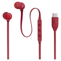 JBL Tune 310C In-Ear USB-C Headphones Red