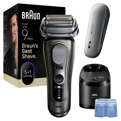 Braun bārdas skuveklis 9 Pro+, pelēks - 9675CC