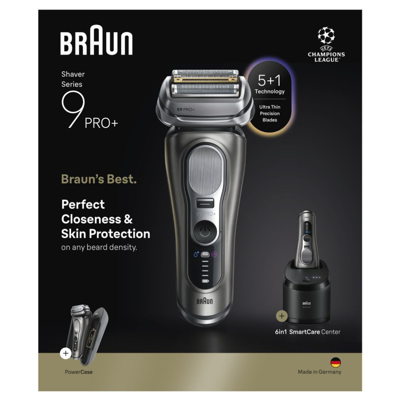 Braun bārdas skuveklis 9 Pro+, pelēks - 9675CC