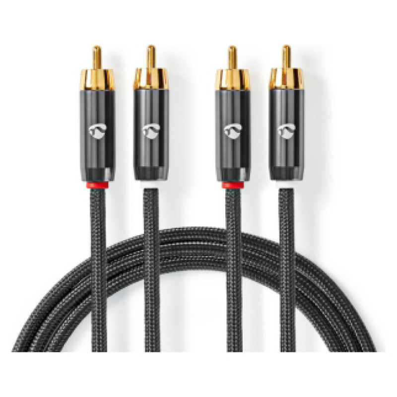 Nedis Kabelis Nedis 2x RCA - 2x RCA 5m