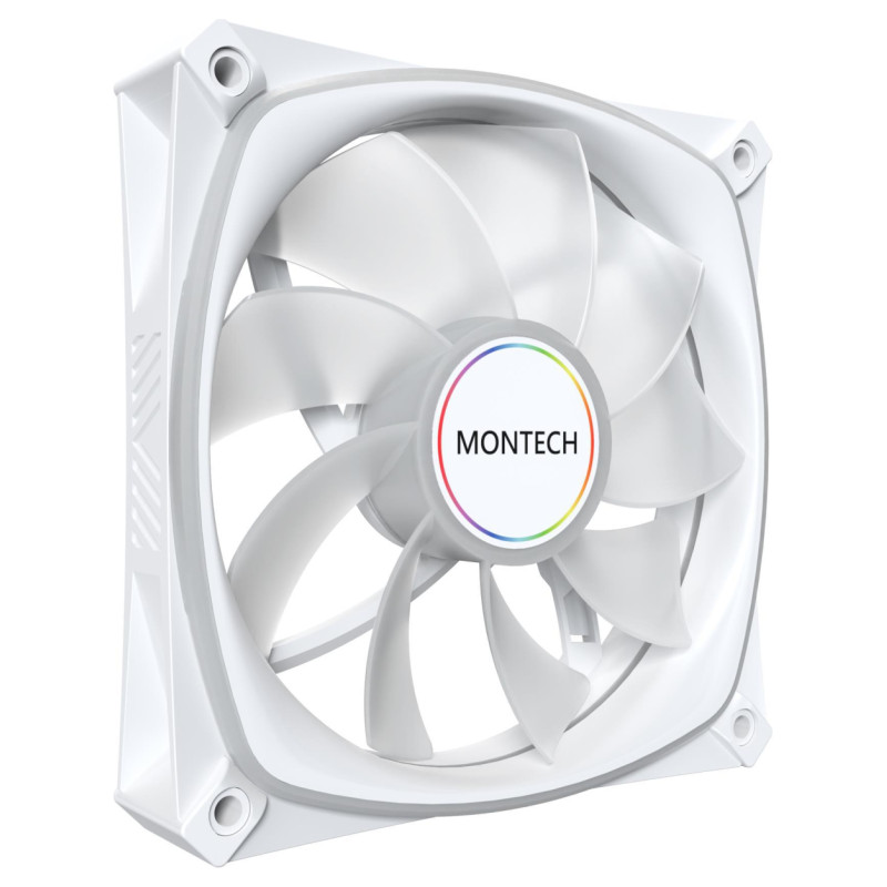 Montech CASE FAN 120MM/RX120 PRO WHITE 3 IN 1 MONTECH