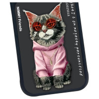 Nimmy Glasses Cool Cat Case for iPhone 17 Pro Max - Black