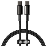 Baseus CATWJ-01 USB-C - USB-C PD QC cable 100W 5A 1m - black