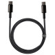 Baseus CATWJ-01 USB-C - USB-C PD QC cable 100W 5A 1m - black