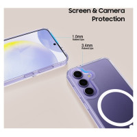 Tech-Protect FlexAir Hybrid MagSafe Case for Samsung Galaxy S25 FE - Transparent