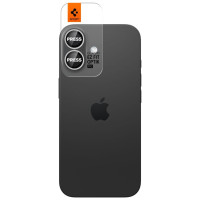 Spigen Optik Pro GLAS.TR ”EZ FIT” Camera Cover 2-pack for iPhone 16 / 16 Plus / 17 - Silver