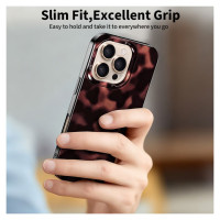 Tech-Protect Lamano MagSafe case for iPhone 16 Pro - black and red