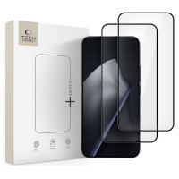 Tech-Protect Glass Fit+ 2-pack tempered glass for Xiaomi 15T / 15T Pro - black